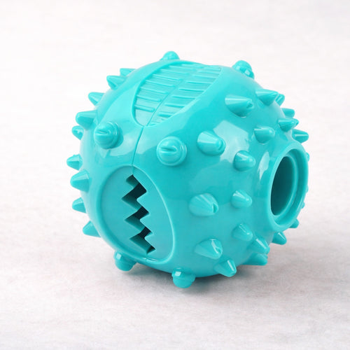 Balle distributrice à mâcher Canidoo pour chien, jouet distributeur, bleu