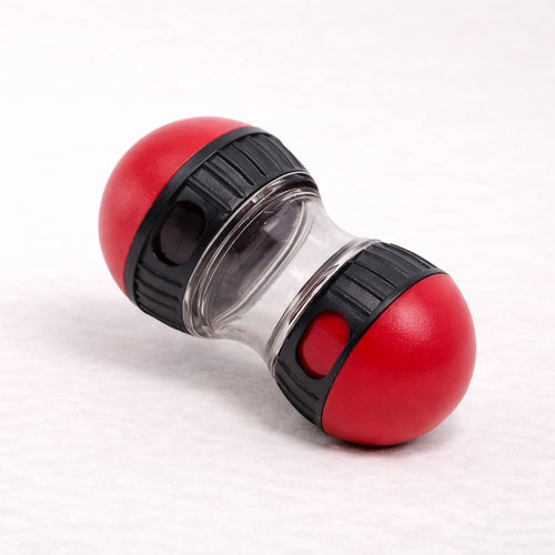 Distributeur de croquettes roulant Canidoo pour chien, jouet distributeur, rouge