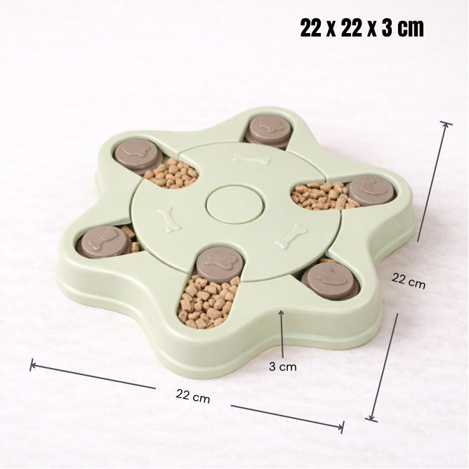 Puzzle interactif en étoile Canidoo niveau 2 - dimensions 22 x 22 x 3 cm