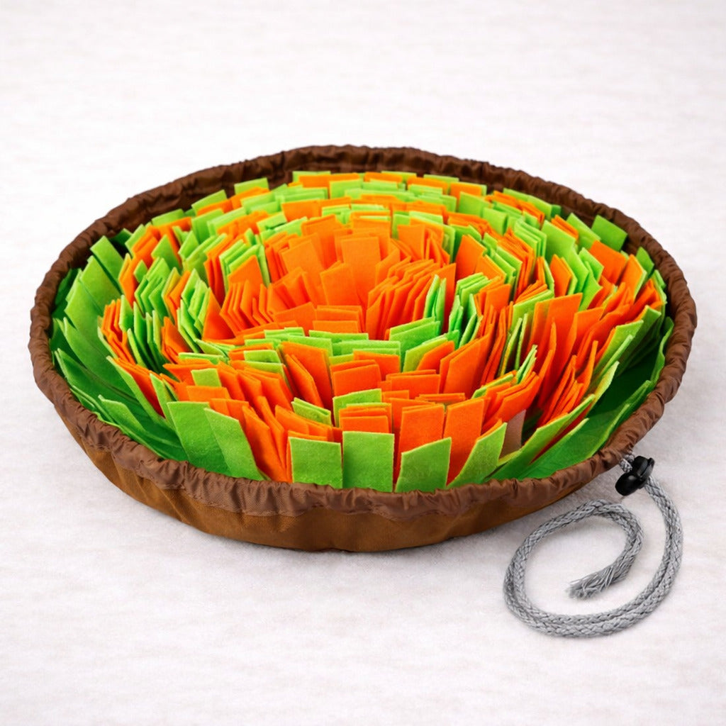 Tapis de fouille pour chien Canidoo couleur automne, taille modulable