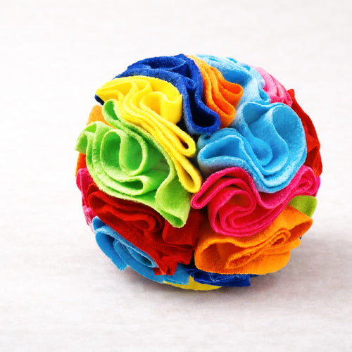 Balle de fouille Canidoo pour chien,  jouet de reniflement, rouge