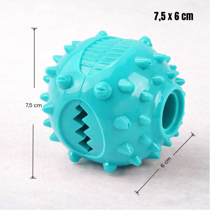 Balle distributrice à mâcher Canidoo - dimensions 7,5 x 6 cm