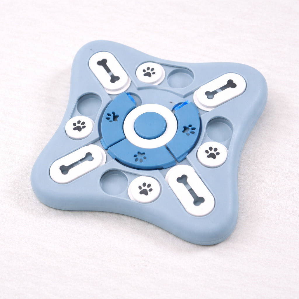 Puzzle interactif pour chien bleu Canidoo, plateau en plastique, niveau 2